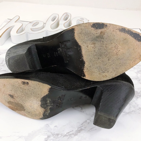 BELLE SIGERSON MORRISON Lamar Metallic Suede Boot - Picture 6 of 7